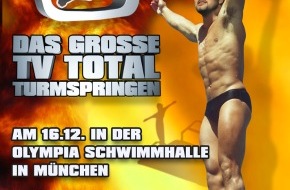 ProSieben: "Das große TV total Turmspringen" - Offizielles Plakat zum Event