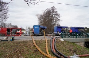 Feuerwehr Flotwedel: FW Flotwedel: 4. Lagemeldung zur Hochwasserlage in der Samtgemeinde Flotwedel
