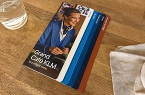 Panta Rhei PR AG: KLM begr&uuml;sst Passagiere im Grand Caf&eacute; KLM