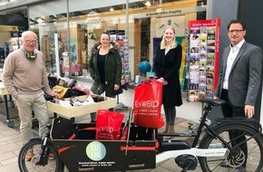 Lease a Bike: Klimafreundlicher Bücher-Bringservice mit dem E-Lastenrad