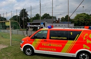 Feuerwehr Hannover: FW Hannover: Saunabrand beim Sportverein