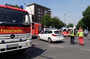 Feuerwehr Gelsenkirchen: FW-GE: Verletzte Person nach Verkehrsunfall in Gelsenkirchen Buer