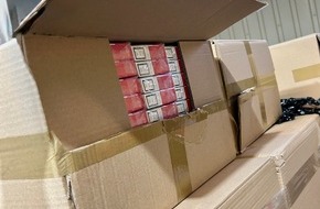 Zollfahndungsamt Hannover: ZOLL-H: Zoll stellt ann&auml;hernd eine Million unversteuerte Zigaretten in Munster sicher