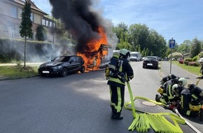 Feuerwehr Bochum: FW-BO: Wohnmobil brennt in Bochum Grumme