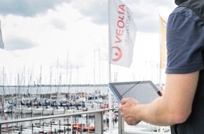 Vodafone GmbH: Europapremiere: Publikum der Kieler Woche segelt per LTE live bei Regatta mit (FOTO)