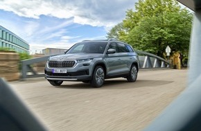 Skoda Auto Deutschland GmbH: Überarbeiteter ŠKODA KODIAQ feiert Bestellstart