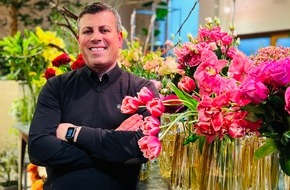 Fleurop AG: Zeit für Farbe und Frische / Ahrweiler Florist Mehmet Yilmaz: "Ohne Blumen kein Frühling"