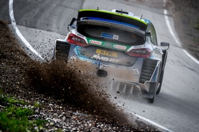 Rallye-WM-Restart endet mit den Plätzen sechs bis acht für die drei Fiesta WRC von M-Sport Ford