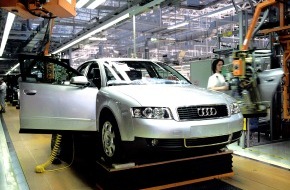 Audi AG: Jahrespressekonferenz der AUDI AG 2000: bestes Jahr der Unternehmensgeschichte