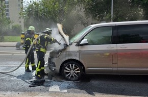 Freiwillige Feuerwehr Celle: FW Celle: Pkw-Brand in der Altenceller Schneede