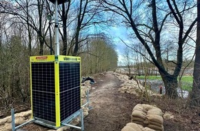 Kreisfeuerwehr Oldenburg: FW-OLL: Hochwasser in Sandkrug - Lage weiterhin stabil - Deich nun videoüberwacht