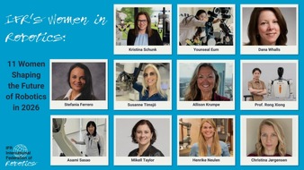 IFR - International Federation of Robotics: WOMEN in ROBOTICS 2026: International Federation of Robotics stellt Preistr&auml;gerinnen vor