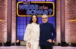 ARD Das Erste: Vater-Tochter-Duell: Wolfgang und Stephanie Stumph bei "Wer weiß denn sowas?" - Das Wissensquiz vom 17. bis 21. Februar 2025, um 18:00 Uhr im Ersten
