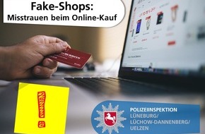 Polizeiinspektion Lüneburg/Lüchow-Dannenberg/Uelzen: POL-LG: ++ "gerade jetzt aufpassen!" ++ Fake-Shops: Beim Onlinekauf (zu Weihnachten) immer misstrauisch sein! ++ Polizei warnt und gibt Tipps ++ "vor dem Reinfall beim bösen Schnäppchen, ...