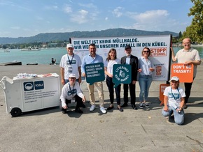 Medienmitteilung: «Littering in Zürich: Bevölkerung und Politik spannen zusammen»