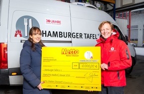 Netto Marken-Discount Stiftung & Co. KG: Netto Marken-Discount spendet 10.000 Euro an die Hamburger Tafel