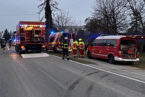 KFV Bodenseekreis: Verkehrsunfallserie mit 6 beteiligten Fahrzeugen