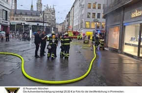 Feuerwehr München: FW-M: Starke Rauchentwicklung in der Innenstadt (Altstadt)