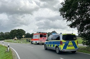 Polizei Steinfurt: POL-ST: Recke, Motorradfahrer schwer verletzt, von der Fahrbahn abgekommen