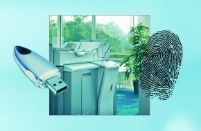 Océ (Schweiz) AG: Eine Weltpremiere zur Orbit-iEX: Drucker werden Fingerabdruck- und USB-tauglich