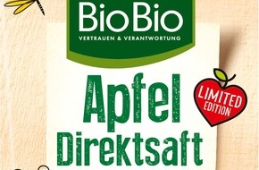 Netto Marken-Discount Stiftung & Co. KG: Für mehr Artenschutz: Apfelsaft mit "Landwirtschaft für Artenvielfalt"-Logo im Netto-Regal