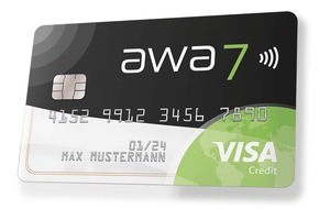 Hanseatic Bank: Neue Visa Kreditkarte awa7® gibt mehr Luft zum Atmen