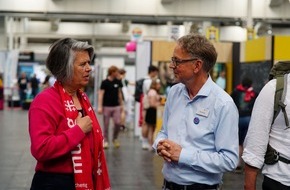 Polizeiakademie Niedersachsen: POL-AK NI: Demokratiestarke Polizei Niedersachsen auf dem Deutschen Evangelischen Kirchentag in Hannover: Austausch über Protest, gesellschaftlichen Zusammenhalt und die Rolle der Polizei