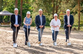 Naturpark Heidesee GmbH: Spatenstich für den Naturpark Heidesee - Neues Ferienresort direkt am Wasser realisiert von der HEH AG und der NIBERT Asset Management GmbH