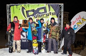 Zillertal Arena: Daniel Mösl und Oscar Scherlin gewinnen gloryfy BASTARDS 2013 - BILD