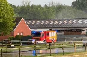 FFW Gemeinde Schwalmtal: FFW Schwalmtal: Unwetterlage in Schwalmtal - Feuerwehr rückt zu 13 Einsätzen aus