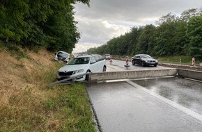 Polizeidirektion Landau: POL-PDLD: Unfall im Baustellenbereich der BAB65