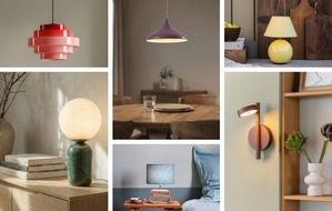 Color-Update fürs Zuhause: Lampenwelt.de präsentiert Leuchten in Trendfarben der Saison