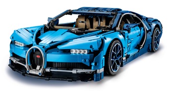 LEGO GmbH: Weltpremiere: Der neue LEGO® Technic Bugatti Chiron / Perfektes Zusammenspiel von Design, Technik und Bausteinen