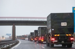 Territoriales Führungskommando der Bundeswehr: Konvois litauischer Streitkräfte auf Straßen von Bayern nach Schleswig-Holstein erwartet
