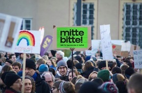 #MitteBitte - Aktionsbündnis: „MitteBitte!“: Kreative gründen Initiative und rufen gesellschaftliche Mitte zum Einsatz für Demokratie und Freiheit auf