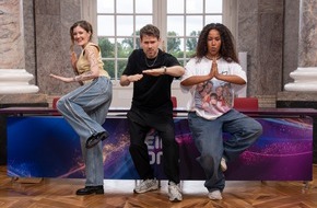 KiKA - Der Kinderkanal ARD/ZDF: Drehstart von "Dein Song": Junge Musiktalente performen vor neuer Jury / Castingauftakt mit Johannes Strate, Madeline Juno und Aisha Vibes in Wiesbaden