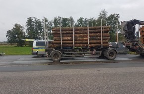 Polizeiinspektion Cuxhaven: POL-CUX: Spezielle LKW-Kontrollen führen zu diversen Überladungen (Lichtbilder in der Anlage)