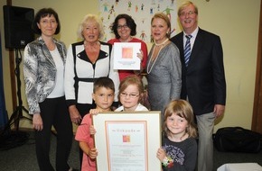 Mestemacher GmbH: Auszeichnung: Mestemacher KITA-Preis 2012/2013 für Kindertagesstätten aus Mönchengladbach (BILD)