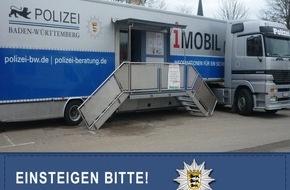 Polizeipräsidium Mannheim: POL-MA: Schriesheim: Infotruck zum Thema "Einbruchschutz" macht am 22.11.2018 Halt auf dem Festplatz