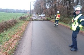 Feuerwehr Schermbeck: FW-Schermbeck: Sturmschaden