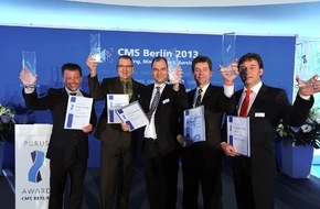 Messe Berlin GmbH: 3CMS 2015 (22. bis 25. September): Bewerbungsstart für den CMS Purus Award 2015 - Begehrte Auszeichnung für Design, Funktion und Innovation