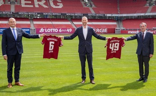 LOTTO Bayern: Füracker: LOTTO Bayern weitere zwei Jahre Premium-Partner des 1. FC Nürnberg