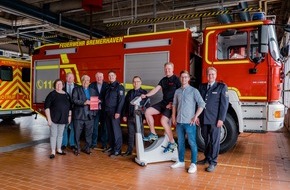 Feuerwehr Bremerhaven: FW Bremerhaven: Gesundheit und Fitness Freiwillige Feuerwehren: Projektstart in Bremerhaven
