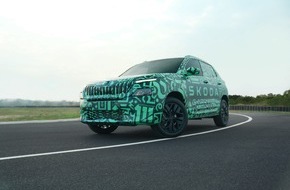 Skoda Auto Deutschland GmbH: Der neue Kylaq: Mit speziellem Camouflage-Design startet Škoda Auto in Indien eine neue Ära