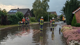 FW-ROW: Zehn Einsätze durch Starkregen