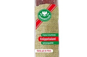 Lidl: Der Hersteller EWG Eberswalder Wurst GmbH informiert über einen Warenrückruf des Produktes "Eberswalder Original Schorfheider Knüppelsalami, 250 g"
