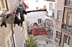 Turismo de Lisboa: Bunt, einzigartig, außergewöhnlich – Street-Art in Lissabon genießt europaweite Bekanntheit