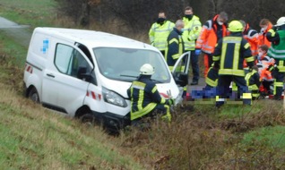 Polizeiinspektion Stade: POL-STD: 52-jähriger Autofahrer bei Unfall in der Gemarkung Harsefeld ums Leben gekommen (FOTO)