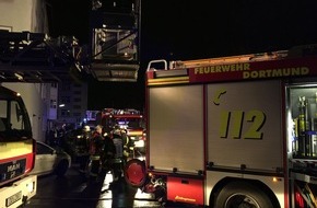 Feuerwehr Dortmund: FW-DO: Feuer im Keller verraucht Gebäude - eine verletzte Person
