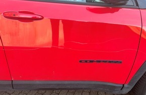 Polizeidirektion Koblenz: POL-PDKO: Sachbeschädigung am Fahrzeug in Kaltenengers, Rheinuferstraße